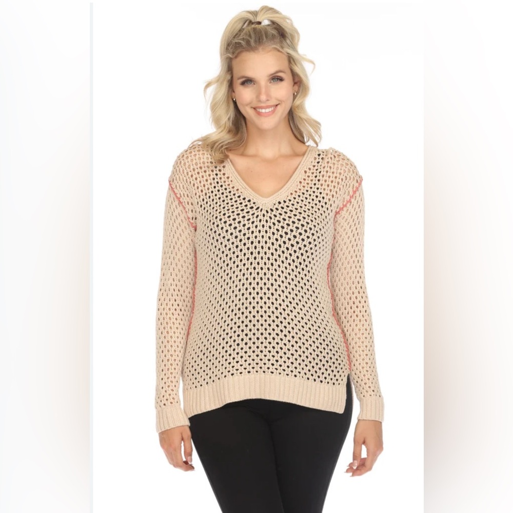 Johnny Was Theresa Crochet Sweater (Size: Medium)